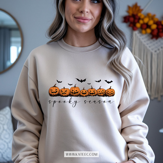 Spooky Jack-O-Lantern Sweater