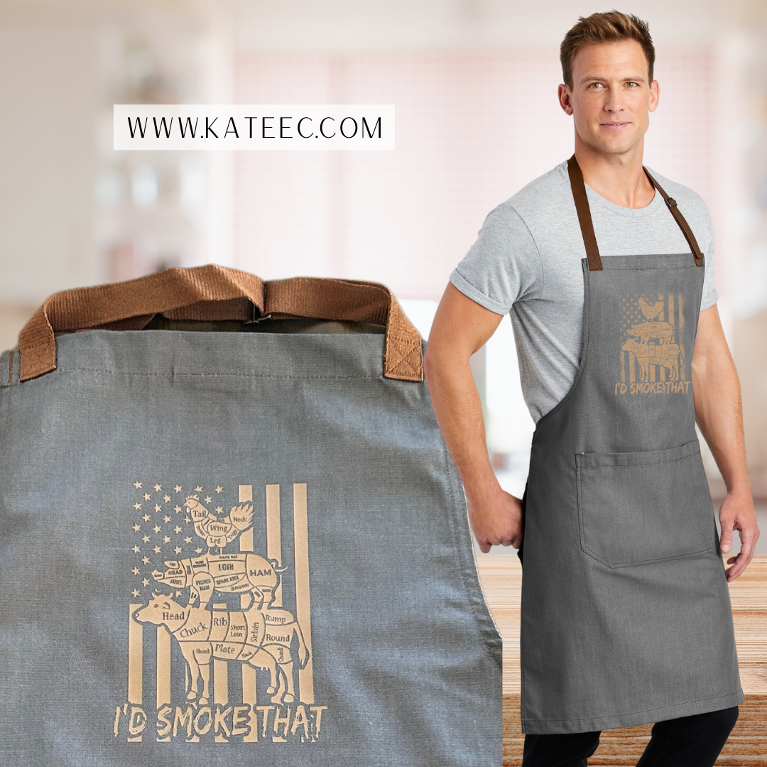 I'd Smoke That - Premium Grilling Apron (OSFA)