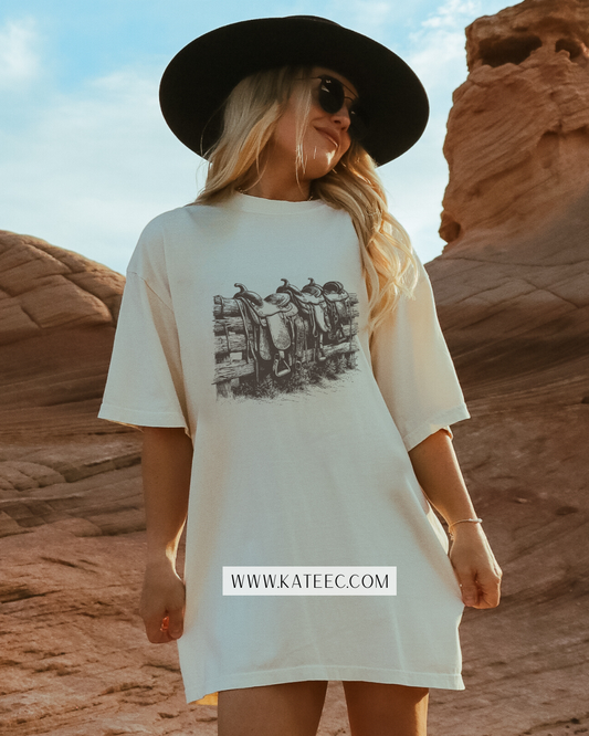 Western Saddles - Tshirt