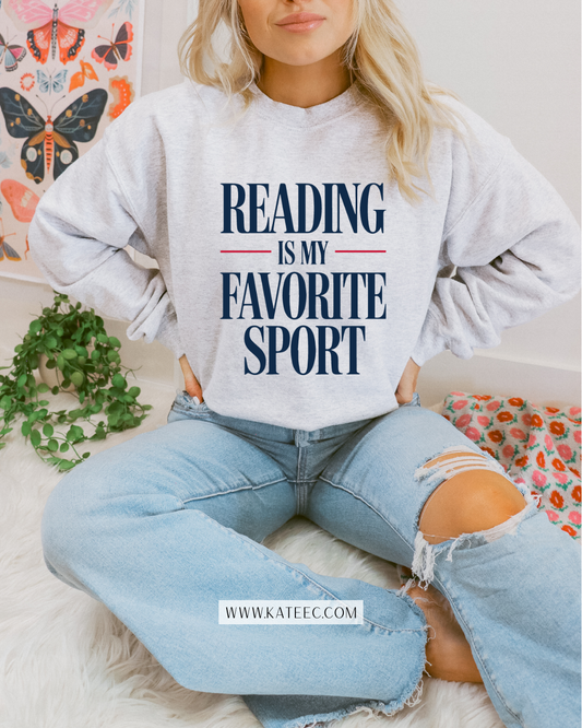 Reading is my Favorite Sport - Sweater