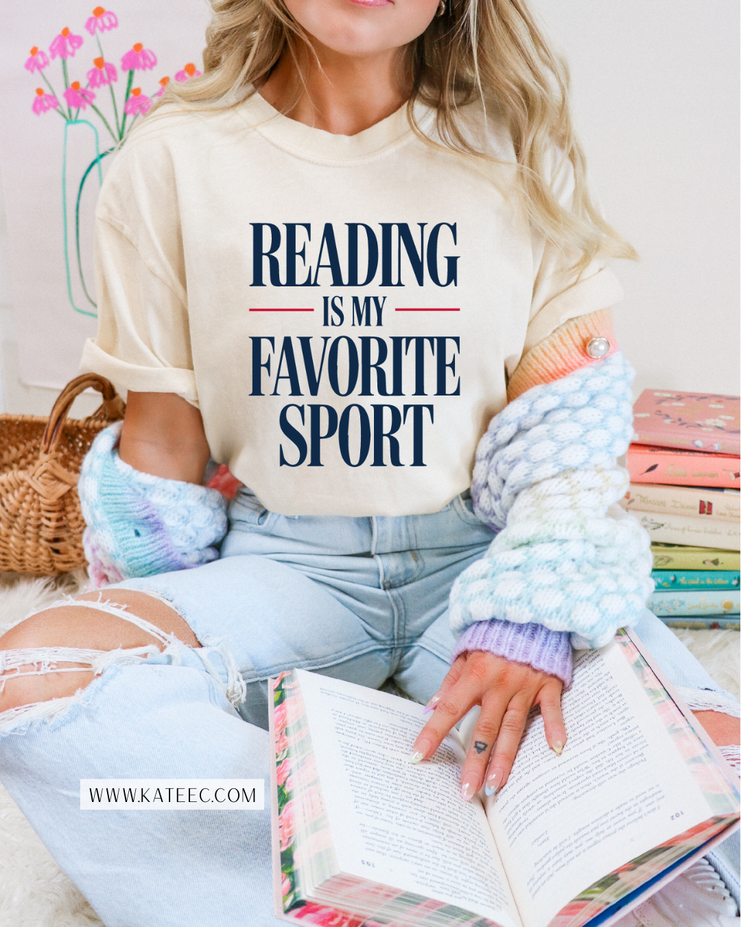 Reading is my Favorite Sport - Tshirt
