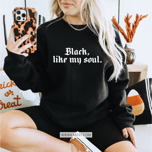 Black, like my soul - Sweater