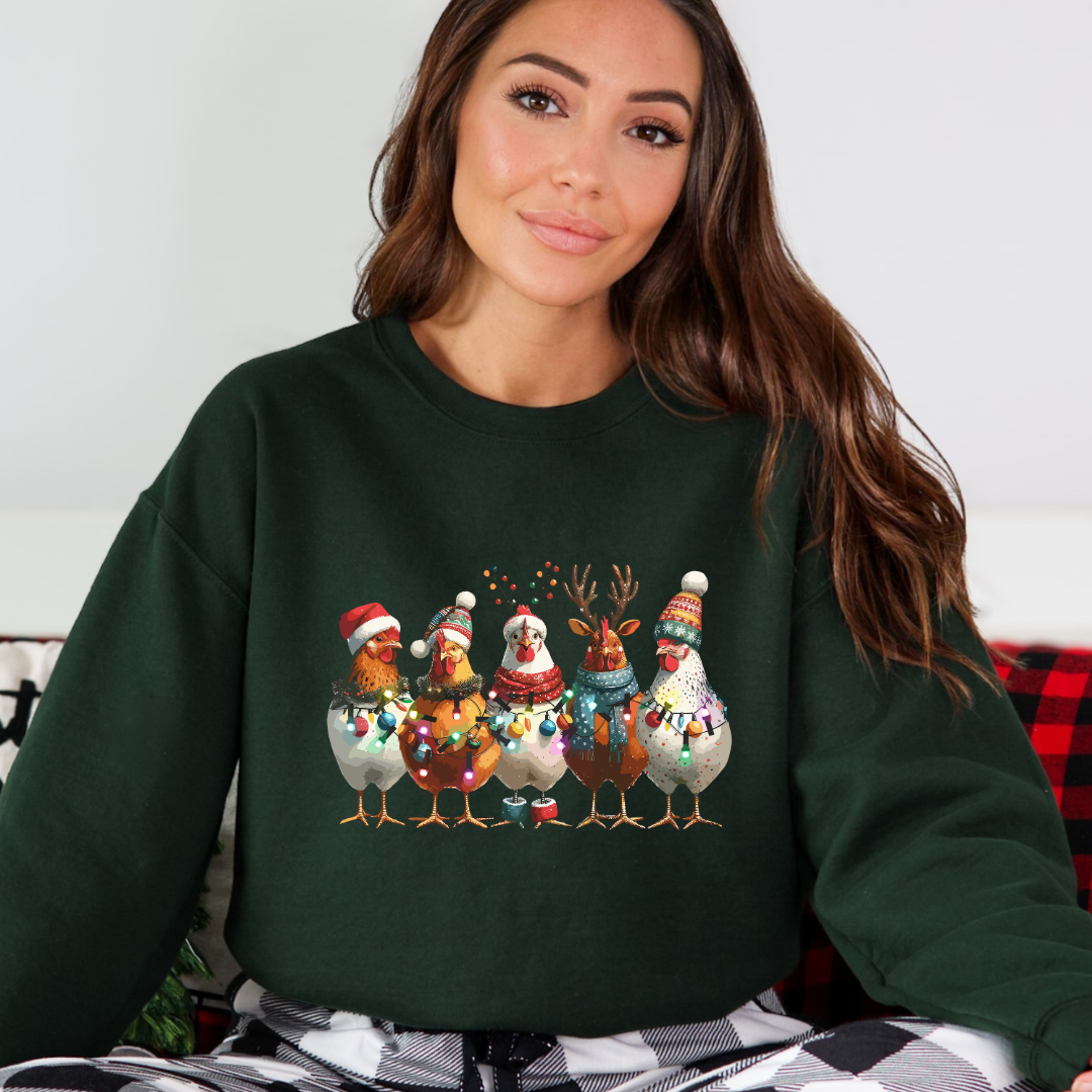 Christmas Chickens - Sweater