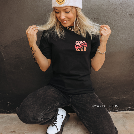 Cool Moms Club - Black or White Tee