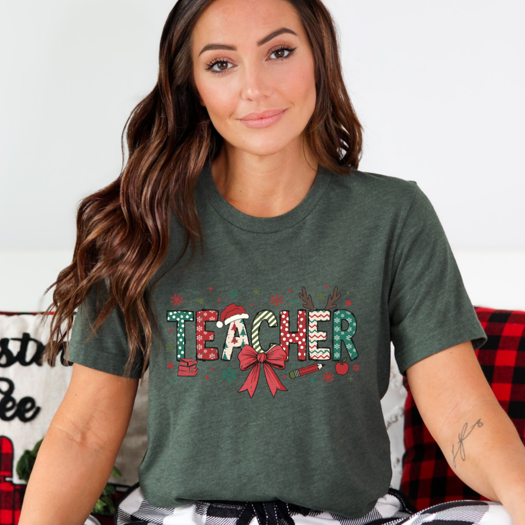 Teacher Christmas - Tshirt