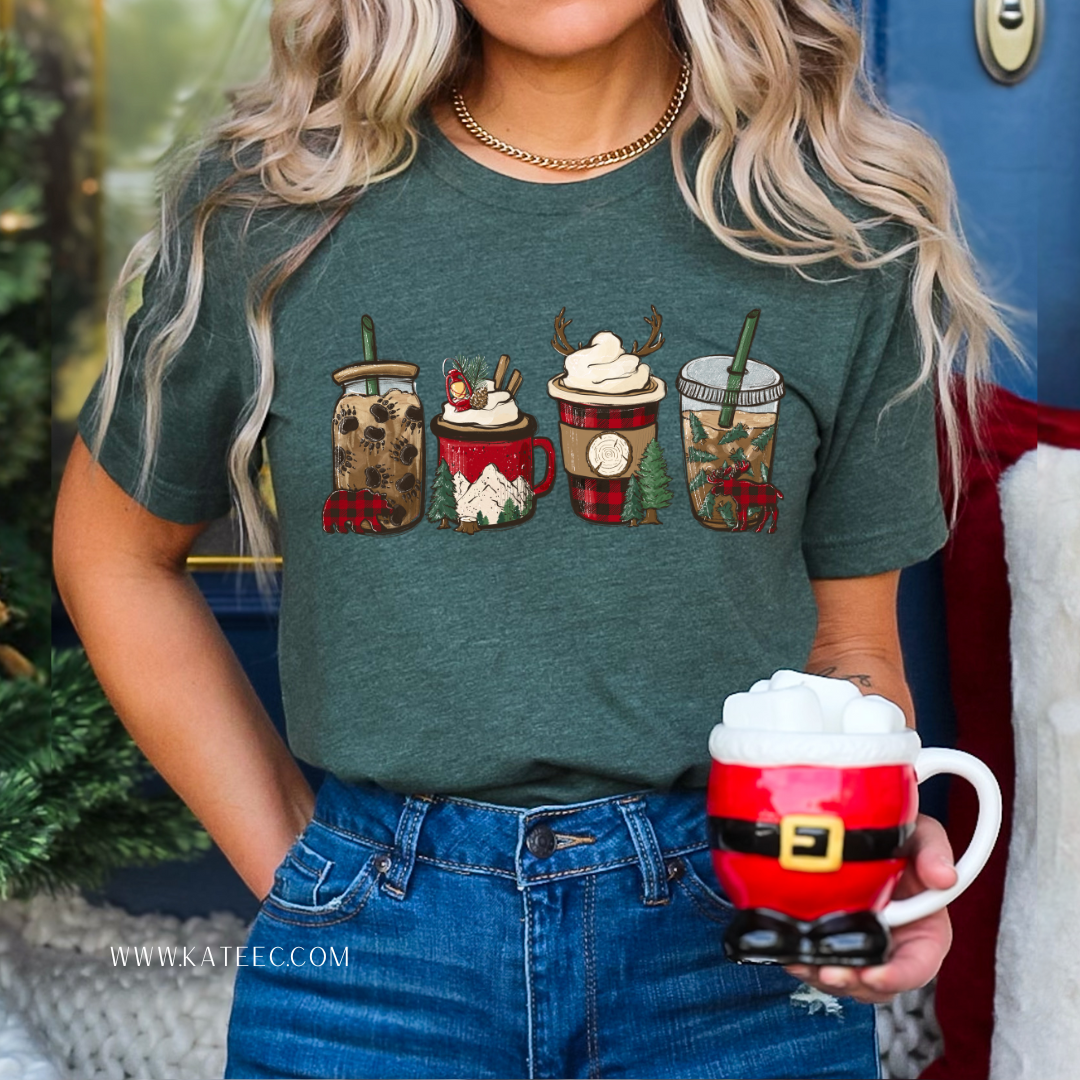 Christmas Coffee - Tshirt