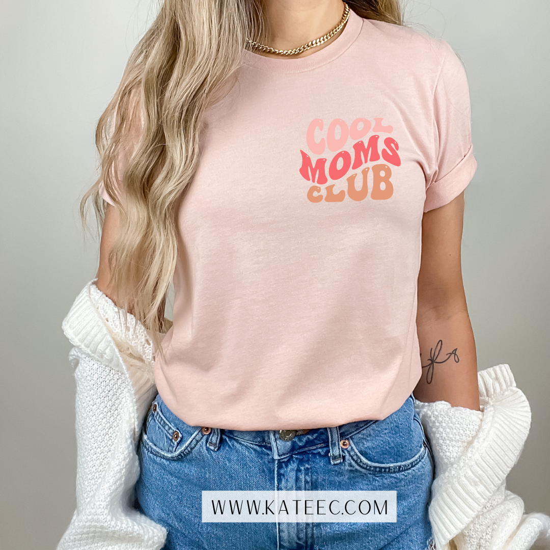 Cool Moms Club - Black or White Tee