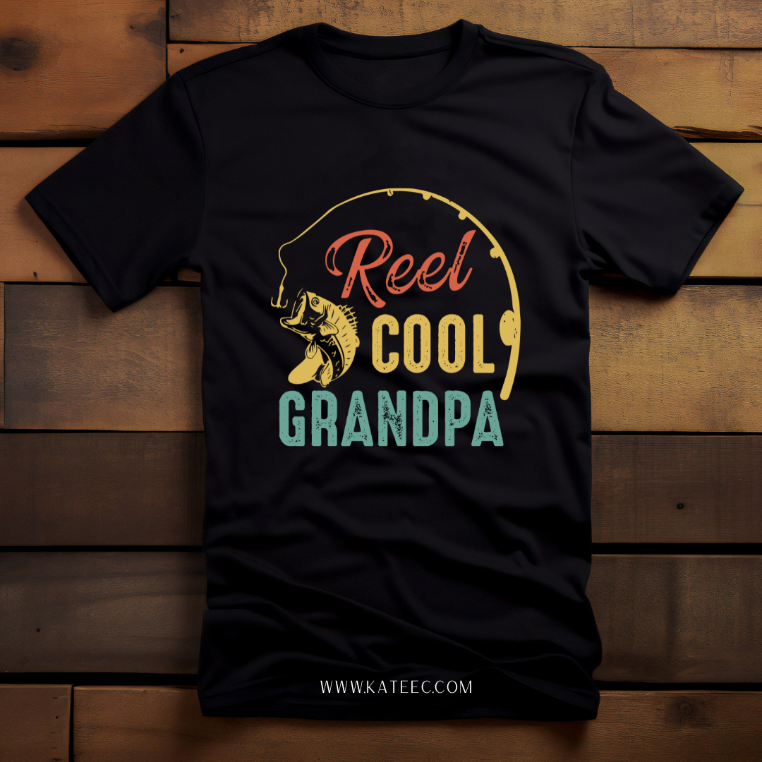 Reel Cool Grandpa - Tshirt