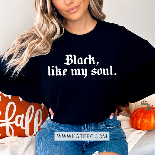 Black, like my soul - Sweater