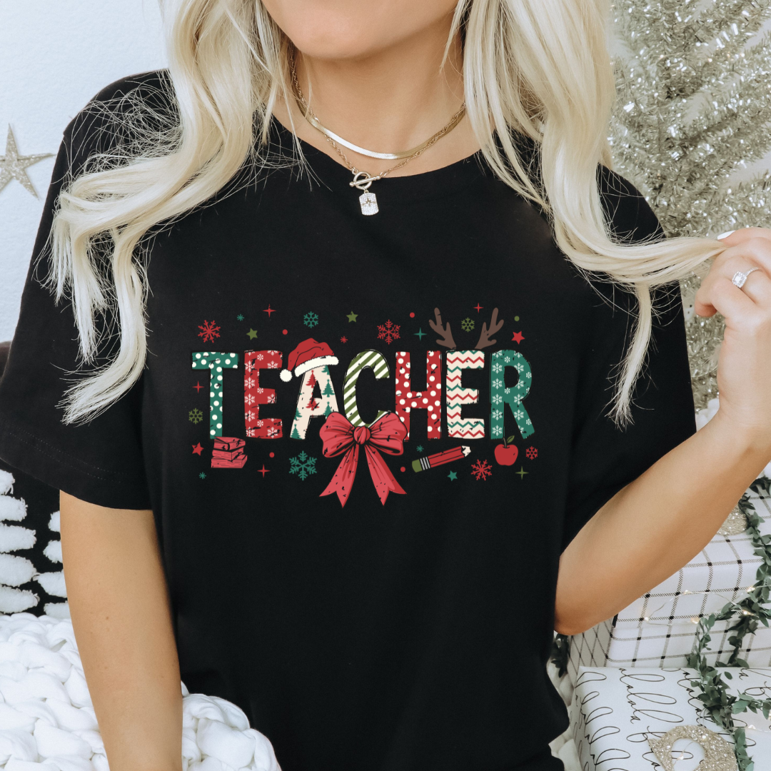 Teacher Christmas - Tshirt