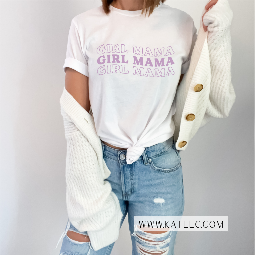 Girl Mama Tee - 2 colors available